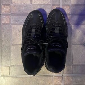 All black Nike air max 95